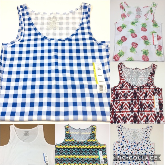 Aztec Print Women's Rib Tank Top - Picture 7 of 7